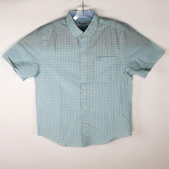 Tommy Bahama | Shirts | Tommy Bahama Camp Shirt 0 Pima Cotton Pocket ...